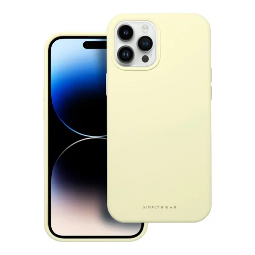 Roar Cloud-Skin tok - iPhone 12 Pro Max Light Yellow tok