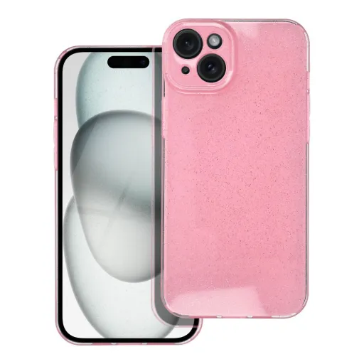 CLEAR CASE 2 mm BLINK iPhone 15 Plus tok pink