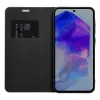 LUNA fliptok Carbon Samsung Galaxy S24 Ultra fekete tok - 1. kép