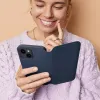 DUAL POCKET fliptok tok iPhone 14 Plus sötétkék - 2. kép