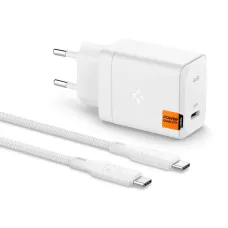 Spigen Arcstation Pro Gan-651 1-port Hálózati Töltő 65w + Type-c Kábel Fehér