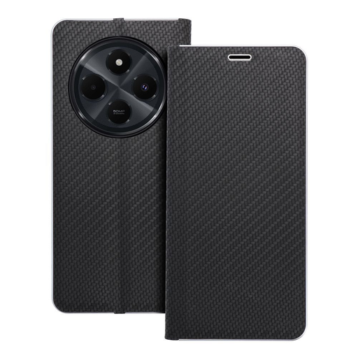 Xiaomi Redmi 14C LUNA fliptok Carbon fekete tok Xiaomi Redmi 14C LUNA fliptok Carbon fekete tok