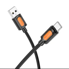Borofone kábel BX114 Structure - USB Type-C - 3A 1 méter fekete