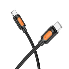 Borofone Kábel BX114 Structure - Type C to Type C - PD 60W 3A 1 méter fekete