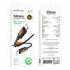 Borofone Kábel BX114 Structure - Type C to Type C - PD 60W 3A 1 méter fekete - 3. kép