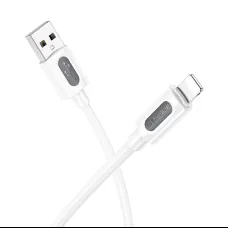 Borofone Kábel BX114 Structure - USB - Lightning - 2,4A 1 méter fehér