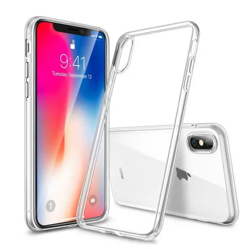 CLEAR 2 mm BOX tok IPHONE XS Max-ra áttetsző tok