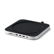 Satechi alumínium Type-C állvány és hub Mac Minihoz - ezüst tok