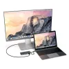 Satechi Alumínium C-Típusú Multi-Port Adapter (HDMI 4K, 3x USB 3.0, MicroSD, Ethernet V2) - Fémes Szürke - 2. kép
