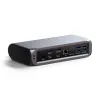 Satechi Thunderbolt Multimédiás Pro Dokkoló (2x DisplayPort, 2x HDMI, 1x Thunder4, 1x USB-C 3.2, 3x USB-A 3.2, 2x USB-A 3.2, 1x USB 2.0, SD/Micro SD, 3.5mm Audio, Ethernet, Kensington Zár, DC/20VPort-135W Tápegység tartozék) - Szürke - 0. kép