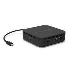 Belkin CONNECT Thunderbolt 3 Core displayport/HDMI 60wPD dokkoló Mac és Windows rendszerekhez beépített Thunderbolt kábellel - Fekete