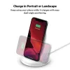 Belkin BOOST CHARGE Qi 15W vezeték nélküli töltőállvány tápegységgel (EU hálózati adapterrel) - Fehér - 4. kép