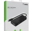 Belkin USB-C Videó Adapter (HDMI, VGA, DVI, DISPLAYPORT) - Fekete - 2. kép