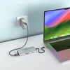 Satechi USB-C MultiPort Adapter 8K Ethernettel V3 - Ezüst - 3. kép