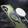 Hybrid Páncél Trendy Tok MagSafe kompatibilitással iPhone 16 Plus-hoz - Zöld - 2. kép