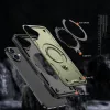 Hybrid Armor Trendy tok MagSafe kompatibilitással iPhone 16 - Zöld - 0. kép