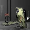 Hybrid Armor Trendy tok MagSafe kompatibilitással iPhone 16 - Zöld - 1. kép