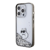 Karl Lagerfeld Liquid Glitter Choupette tok iPhone 15 Pro - átlátszó - 4. kép
