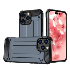 Hibrid Páncél iPhone 16 Pro Tok - Kék