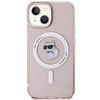 Karl Lagerfeld IML Choupette MagSafe tok iPhone 15-höz - rózsaszín - 1. kép