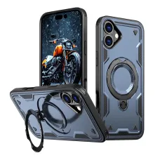 Hybrid Armor Trendy tok MagSafe-kompatibilis iPhone 16 - Kék