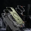 Hybrid Armor Trendy tok MagSafe kompatibilitással iPhone 16 Pro - Zöld - 0. kép