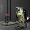 Hybrid Armor Trendy tok MagSafe kompatibilitással iPhone 16 Pro - Zöld - 1. kép