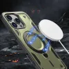 Hybrid Armor Trendy tok MagSafe kompatibilitással iPhone 16 Pro - Zöld - 2. kép