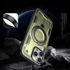 Hybrid Armor Trendy tok MagSafe kompatibilitással iPhone 16 Pro - Zöld - 3. kép
