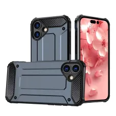 Hybrid Armor iPhone 16 Case - Blue