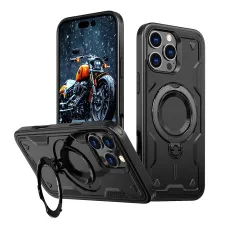 Hybrid Armor Trendy tok MagSafe funkcióval iPhone 16 Pro - Fekete
