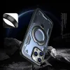 Hybrid Armor Trendy tok MagSafe kompatibilitással iPhone 16 Pro - Kék - 3. kép