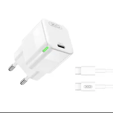 Fali töltő XO CE06, 30W, USB-C, kábellel UBS-C