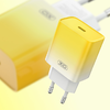 XO CE18 fali töltő, USB-C, PD30W (sárga) - 1. kép