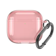Átlátszó tok Airpods 4 - Rózsaszín