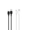 XO kábel NB103 USB - Lightning 1,0 m 2,1A fekete 30 db / fehér 20 db készlet - 0. kép