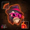 Neon ART LED GANGSTA MAJOM multicolor FLA03 Forever Light - 3. kép