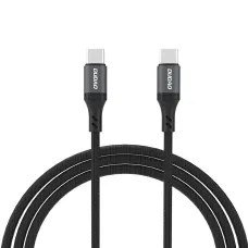 Dudao L3CC USB-C - USB-C 60W 1.2m Braided Cable - Black