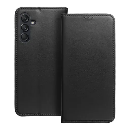 Smart Magneto fliptok Samsung Galaxy M55 5G fekete tok