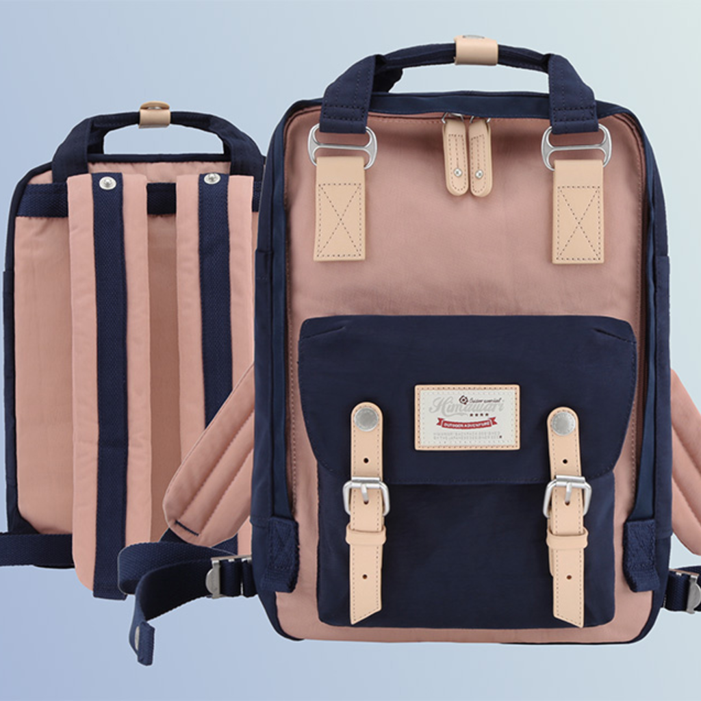 Laptop hátizsák 14'' Himawari 188L (tengerészkék-rózsaszín) - 7