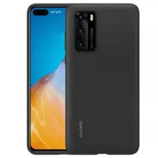 Originálne flexibilné silikónové puzdro Huawei P40 čiernej farby (51993719) Originálne flexibilné silikónové puzdro Huawei P40 čiernej farby (51993719)
