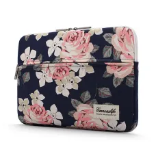 Canvaslife vászon laptop sleeve táska 15 - 16' Navy Rose