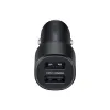 Samsung EP-L1100WBEGEU gyári univerzális autós szivargyújtós töltő 2x USB 15W fekete - 1. kép