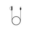 Samsung EP-L1100WBEGEU gyári univerzális autós szivargyújtós töltő 2x USB 15W fekete - 2. kép