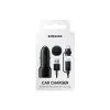 Samsung EP-L1100WBEGEU gyári univerzális autós szivargyújtós töltő 2x USB 15W fekete - 3. kép