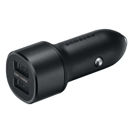 Samsung EP-L1100WBEGEU gyári univerzális autós szivargyújtós töltő 2x USB 15W fekete