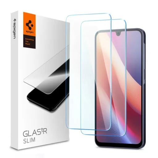 Edzett üveg Spigen Glas.TR Slim 2-pack Galaxy A16 4G / 5G átlátszó üvegfólia