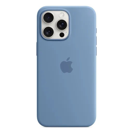 MT1Y3FE/A Apple Szilikon Magsafe Tok iPhone 15 Pro Max-hoz Télkék MT1Y3FE/A Apple Szilikon Magsafe Tok iPhone 15 Pro Max-hoz Télkék