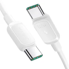 Joyroom Multi-Color Series A14 USB-C / USB-C 100W Kábel 1.2m - Fehér