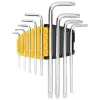 Deli Tools EDL3091 Torx imbuszkulcs készlet, 1,5-10 mm (ezüst) - 0. kép